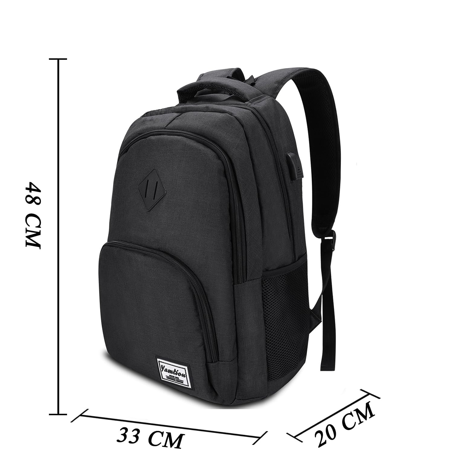 YAMTION Mochila Escolar,Mochila Ordenador Mochila Portatil para Adolescente Estudiante Universidad Instituto Oficina Trabajo Hombre Mujer