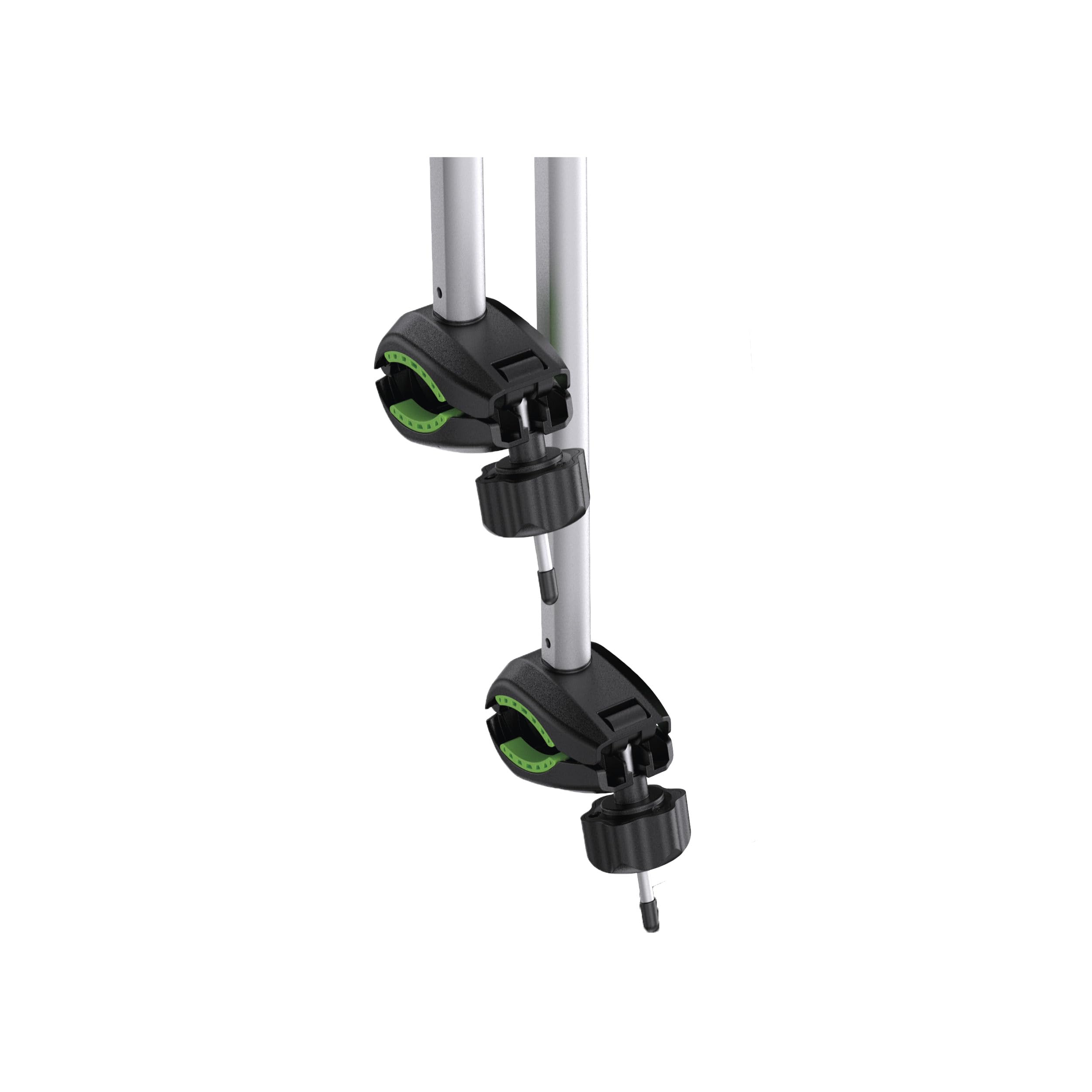 E‑TREK Portabici Auto su Gancio Traino con Leva per 2 Bici – Compatibile Bici Elettriche – Telaio in Acciaio e Alluminio – Sistema di Sicurezza – 30 kg per Binario