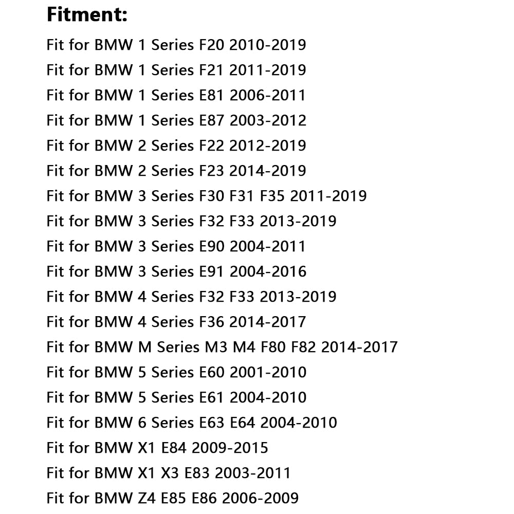 MASO Copertura per freno a mano in fibra di carbonio, copertura per freno a mano in fibra di carbonio, compatibile con BMW 1 2 3 4 M 5 6 X1 E84 X1 X3 Z4 E85
