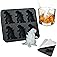 Ice Cube Moulds, 3D Godzilla ICES Cubes Tray, Novelty Easy Release Silicone for Cocktails Whiskey Gifts for Men Party Drinks