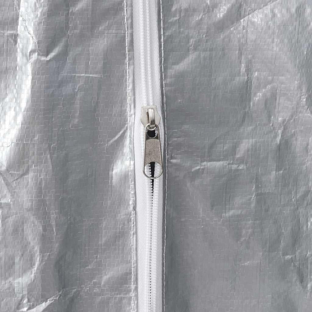 Portalegna con copertura antipioggia, 300 x 25 x 150 cm, in acciaio zincato