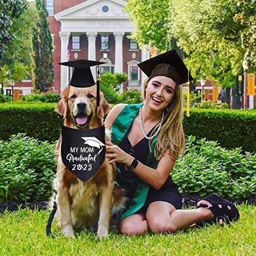 JOTFA 2023 Dog Graduation Bandana and Dog Graduation Cap with 2023