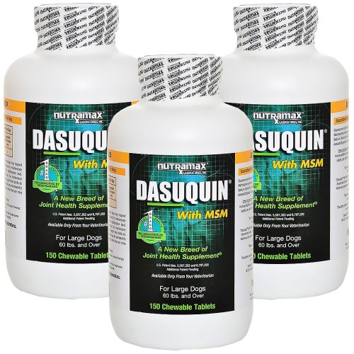 Dasuquin 3PACK for Large Dogs 60 lbs. Over with MSM (450 Chewable Tabs)