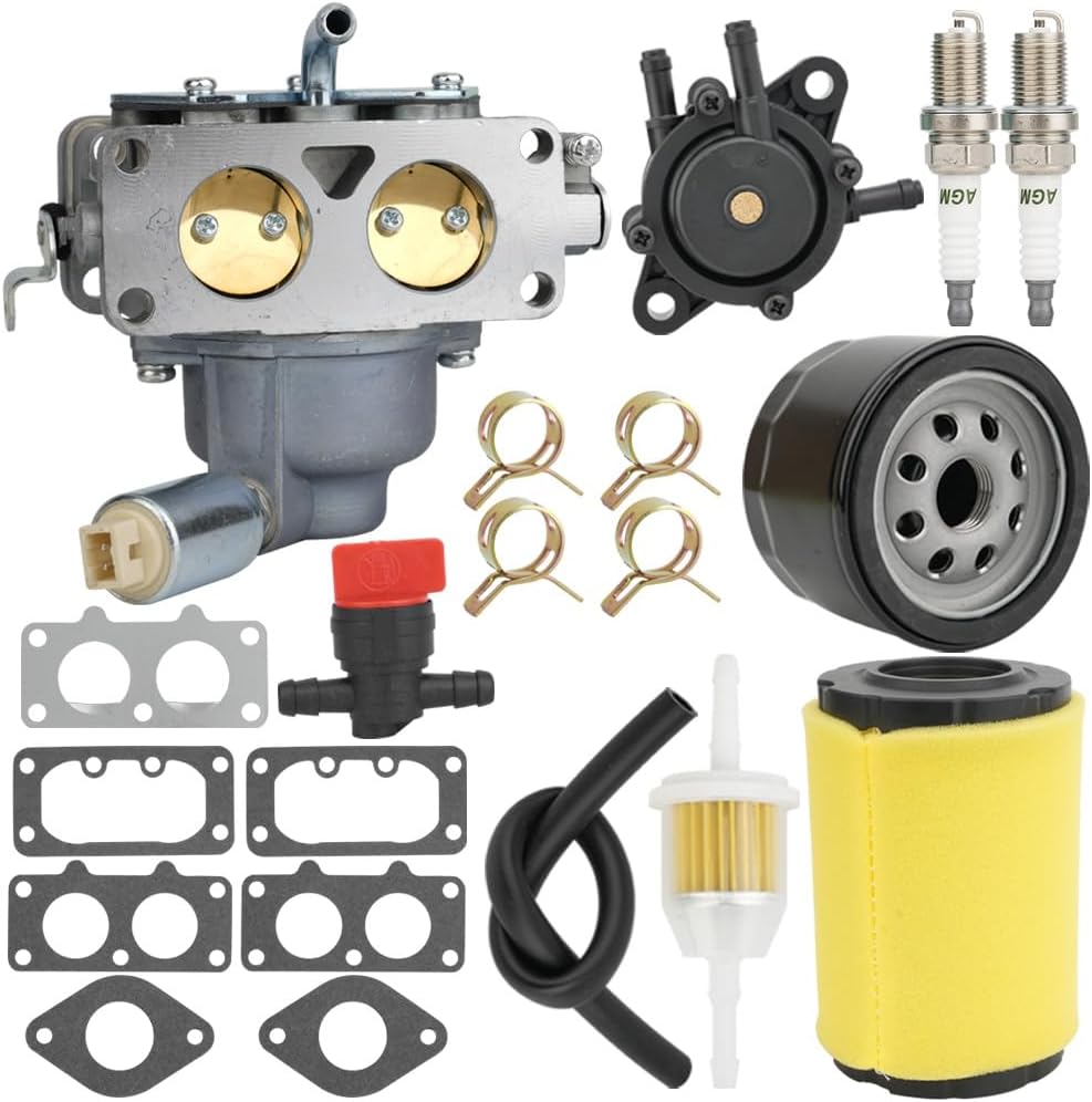 Complete Maintenance Kit fit for John Deere Z445 Z465 EZtrak Zero Turn Mower Compatible with Briggs Engine with Oil/Air Filters, Fuel Pump, Spark Plug