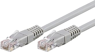 Philips Cat6 Ethernet Cable, Extra Long 25 Ft Cord, 10 Gbps, 250Mhz, Gold Plated RJ45M Connector, for Computer, Game Console, Cable/DSL Modem, Network Switch, Streaming Device, Gray, SWR3683GR/37