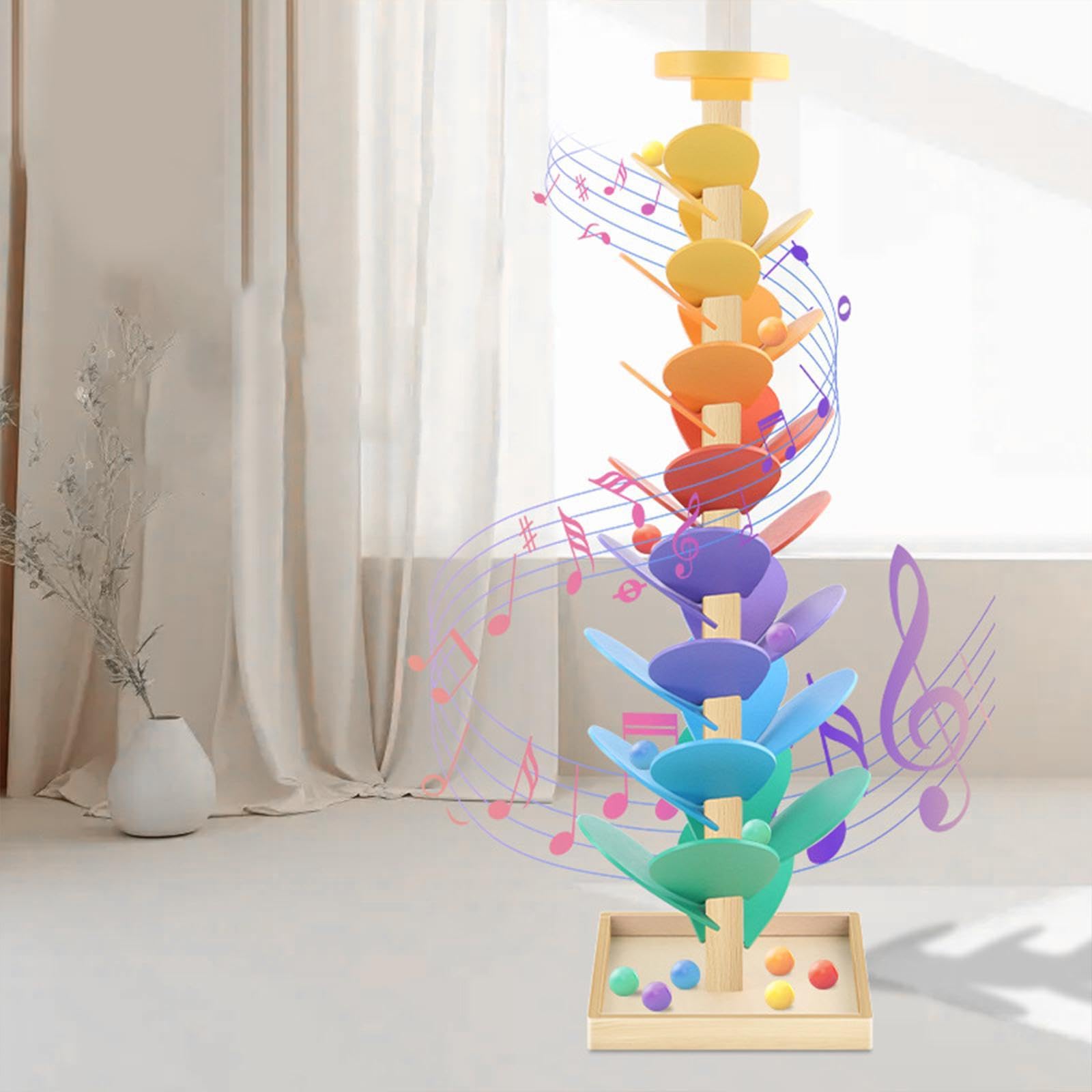 Bnf® Marble Ball Toy Wooden Tree Toy Funny for Girls Boys Preschool Birthday Gift Baby | Toys for Baby | Other Toys for Baby-image-0