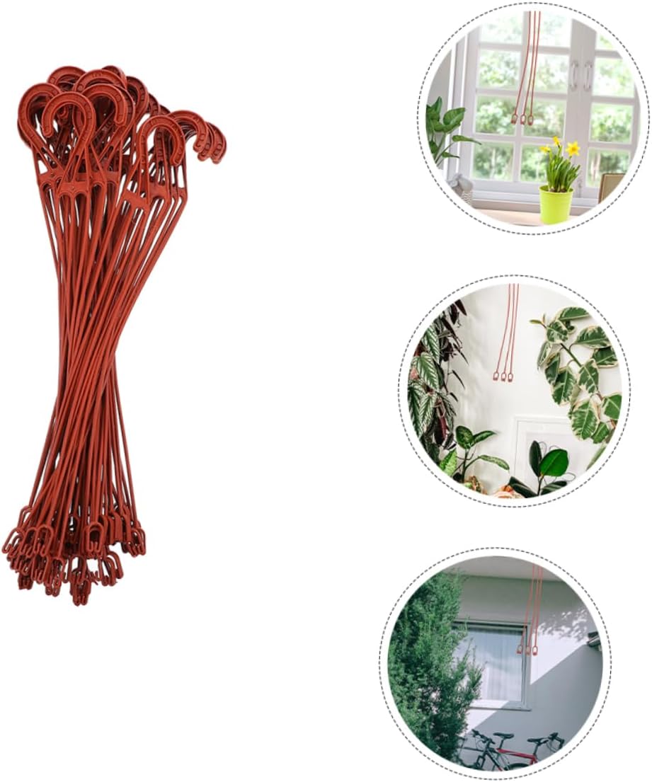 150pcs Outdoor Hanging Planters Planter Hooks Easy Install Pot Hangers for Home Office