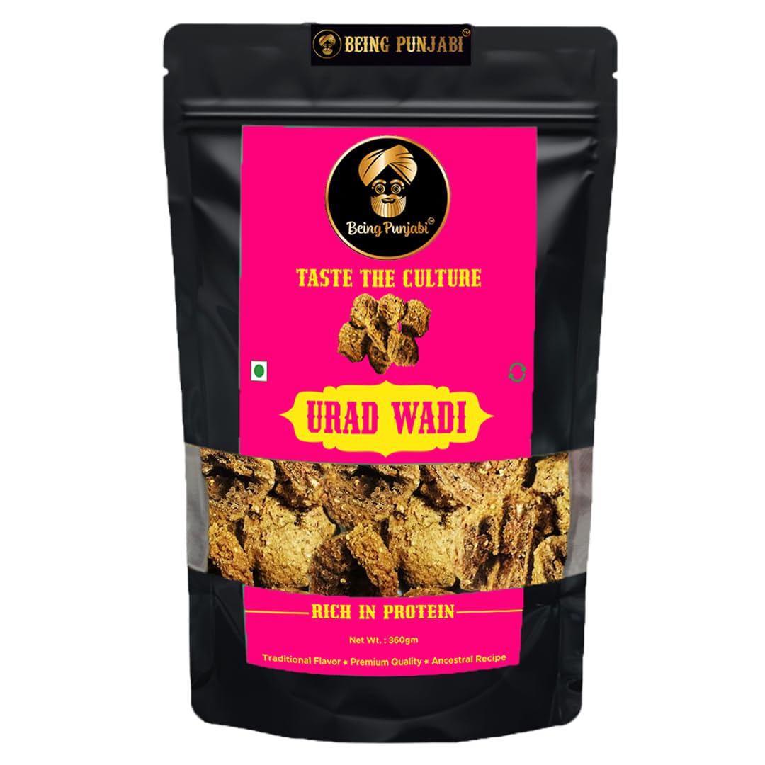 Being Punjabi Amritsari Urad Wadi | 100% Natural Punjabi Dal Badi | No Preservatives & Ready to cook (230)-image-2