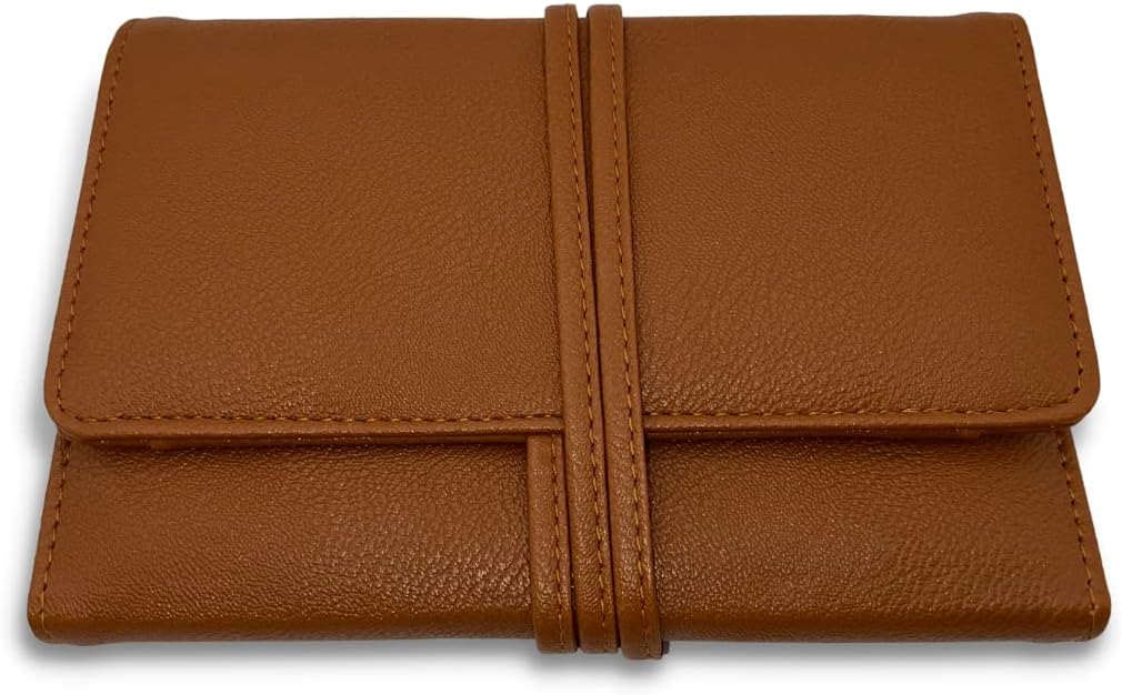 Revolution Fibers Rosewood Interchangeable 5 inch Circular Knitting Needle Set with Leather Case (29 Piece Set) | Beautiful Case, Perfect for Portable Knitting/Yarn Projects and Easy Storage