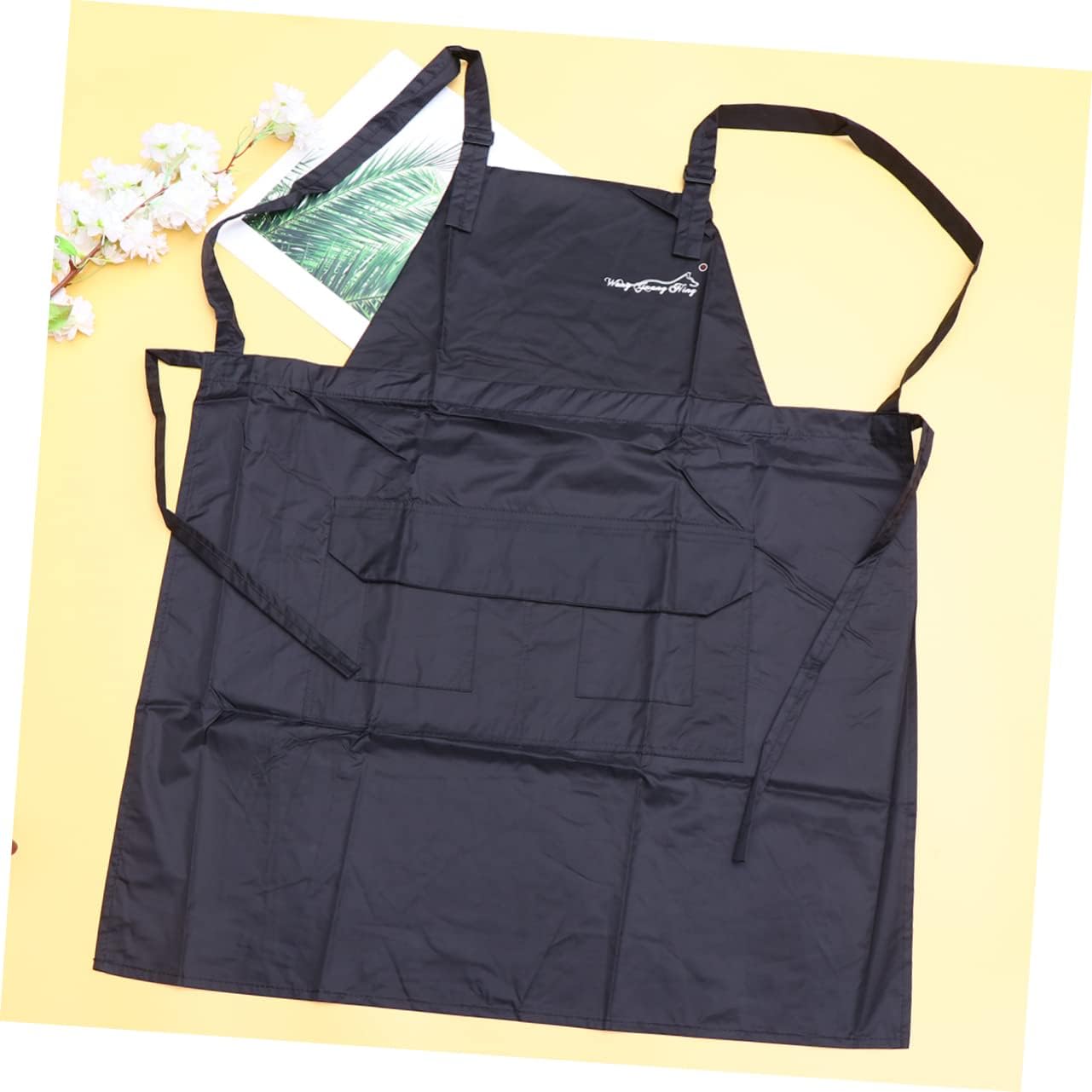 balacoo Sleeveless Grooming Apron for Dog Pet Waterproof Apron Adjustable Neck Waist Long Ties