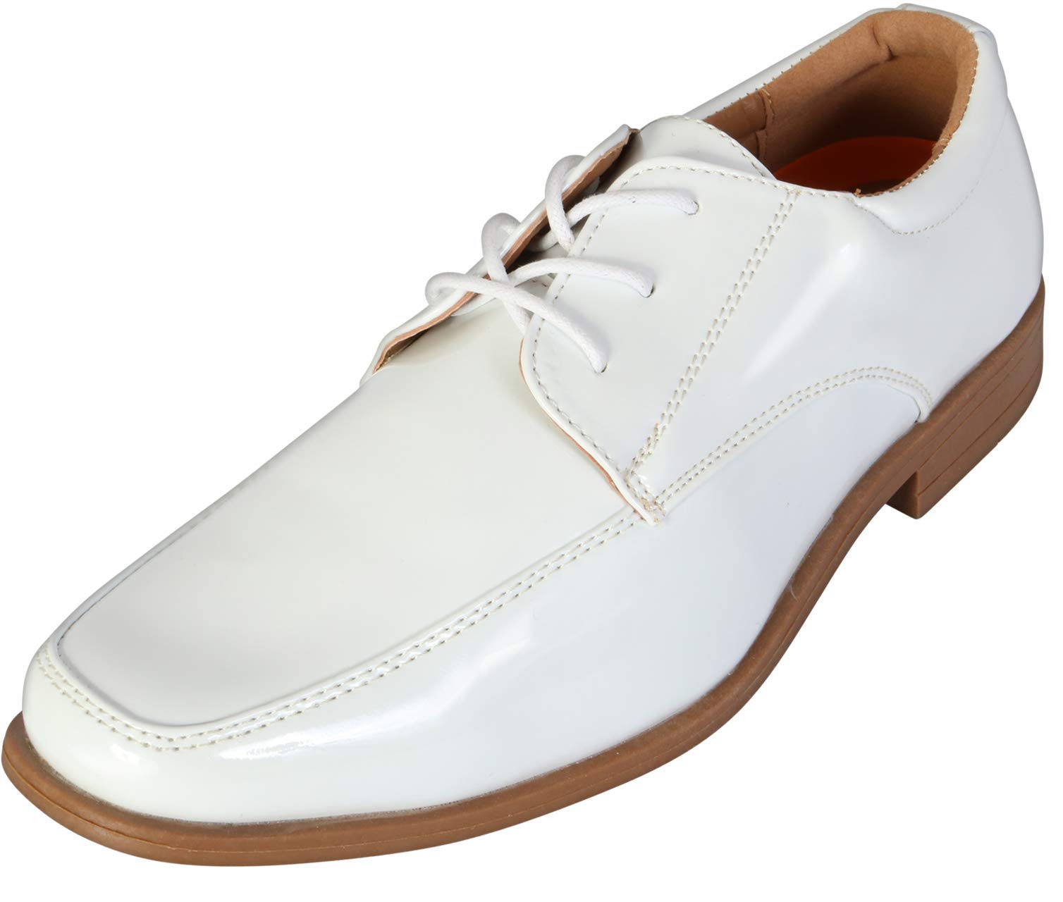 Boys Memory Foam Lace up Dress Shoe (Toddler/Little Kid/Big Kid)