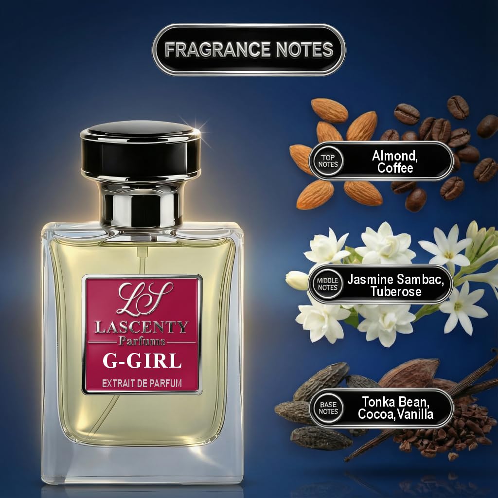G-GIRL Inspired by the Iconic Blue Stiletto Fragrance, Sweet Floral Gourmand Perfume for Women, Long Lasting Intense Fragrance with Strong High Projection, 50 ml EDP - Image 2