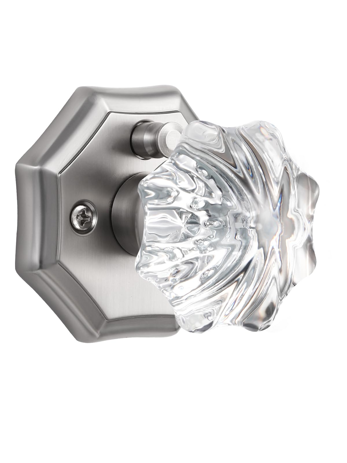 Gold Door Knobs - 2 Pack Luxury Satin Brass -9
