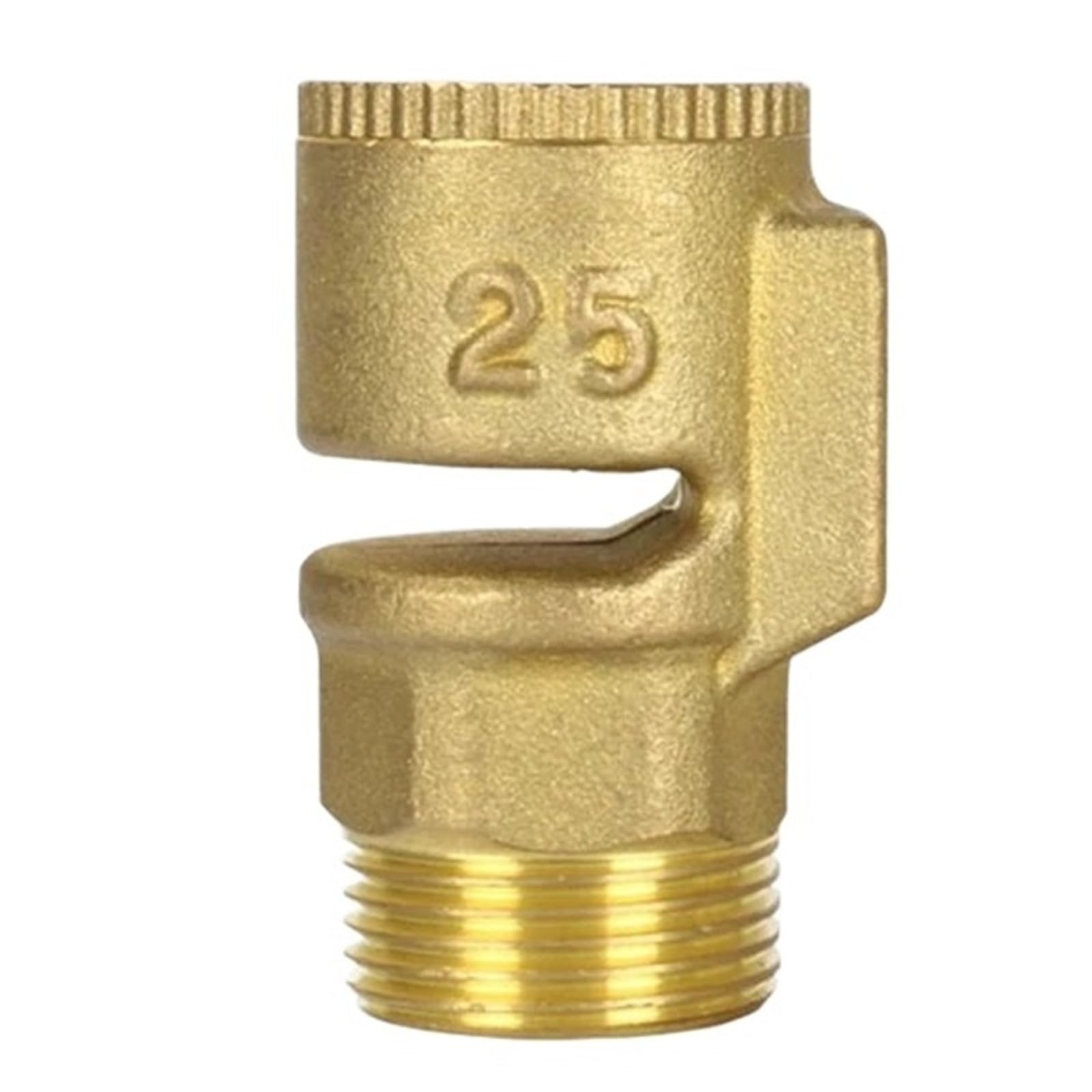 Belovek Men's One Color Brass Vacuum Break Valve Thread Anti-Vacuum Negative Pressure Of Pipeline Dn15 Dn20 Dn25(Dn20)