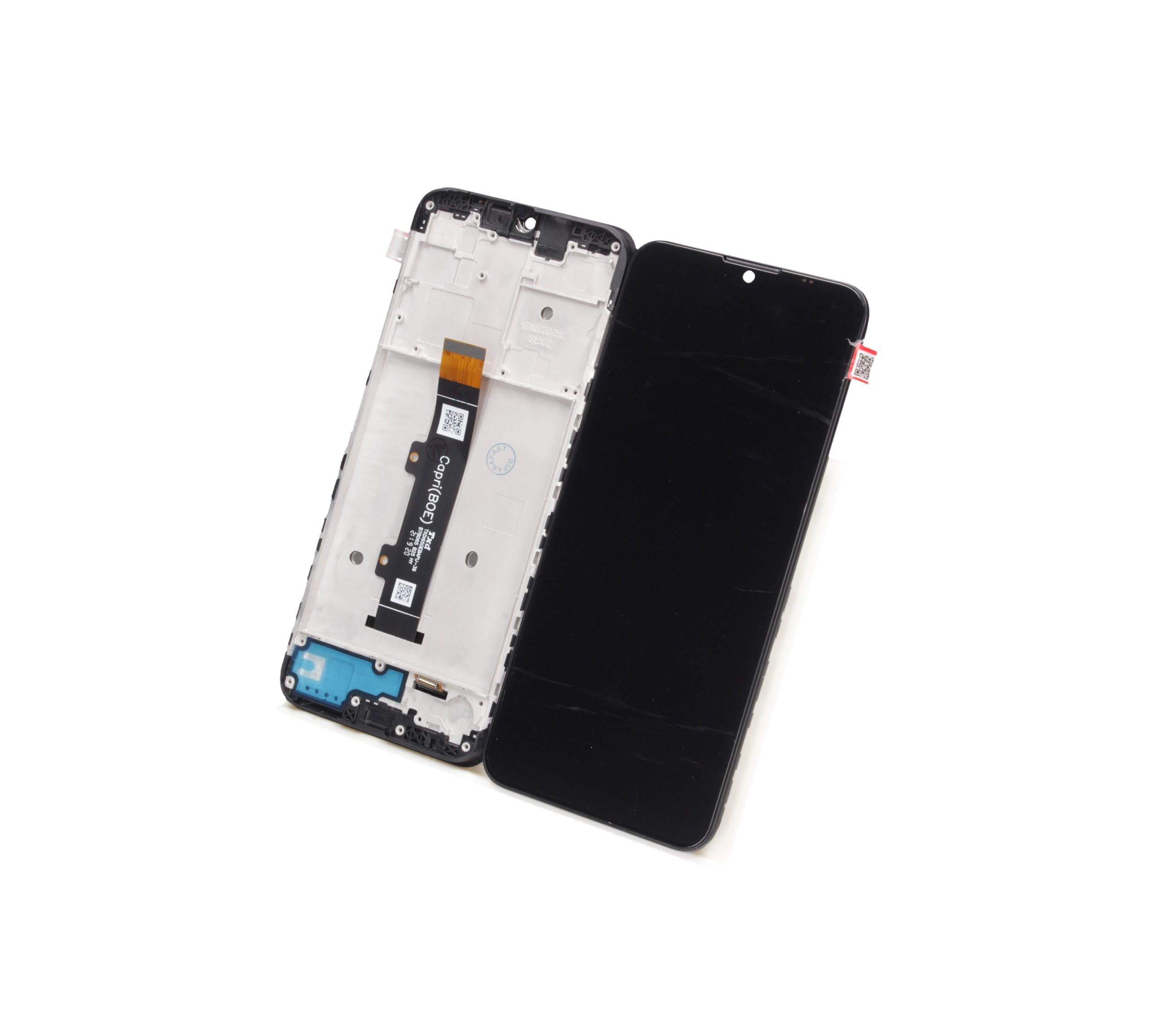 DISPLAY CON FRAME PER MOTOROLA MOTO G20 XT2128 LCD TOUCH SCREEN VETRO NERO