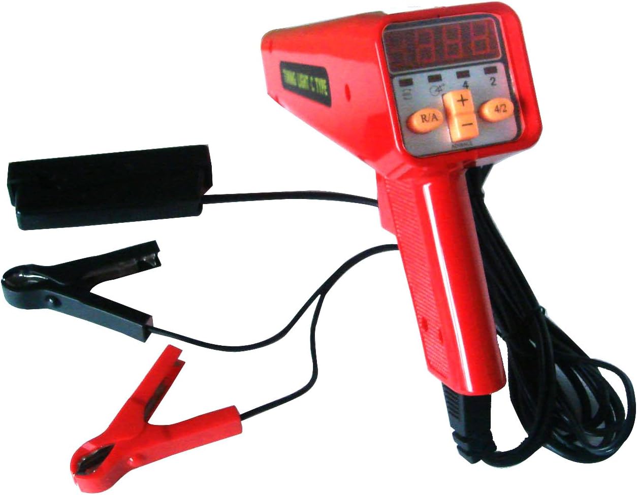 Digital Ignition Timing Light Xenon Inductive 0 to 92 Degree Tach Advance w/RPM Readout