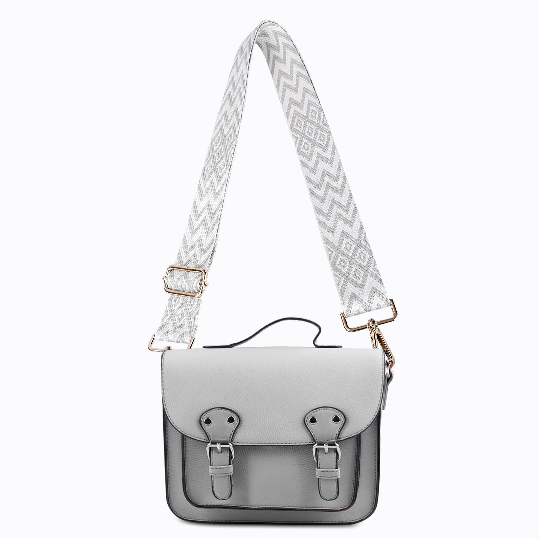Tracolla Regolabile per Borsa Donna Colorate Cinghia per Borsa a Spalla di Ricambio Larga 3.8cm con Argento Moschettoni, Tracolla Borsa per Borsette, Crossbody, Giallo puro