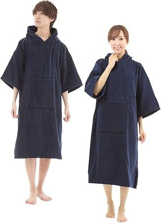 Amazon リラクシータオルポンチョ コットン100 バスローブ サウナポンチョ サーフィンポンチョ 日本検品 ネイビー Northup トレーニングアイテム Amazon リラクシータオルポンチョ コットン100 バスローブ サウナポンチョ サーフィンポンチョ 日本検品 ネイビー Northup トレーニングアイテム