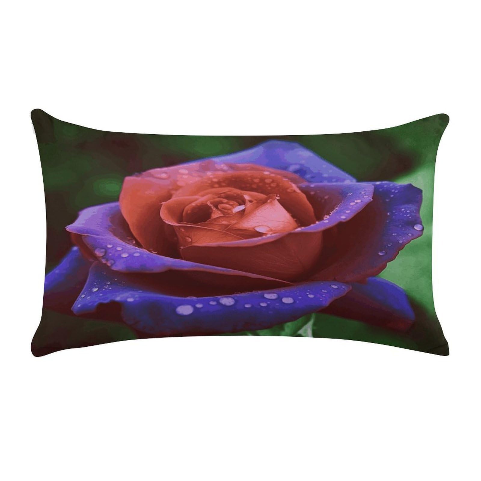 Wsoihfec Style Rose2cushion Case Throw Pillow Cover
