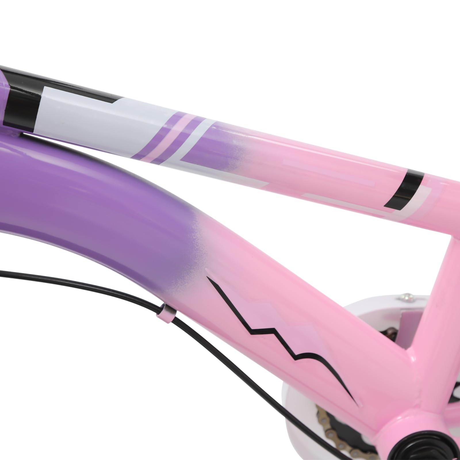 Vélo pour enfant 14 pouces avec panier, vélo pour enfants âgés de 3 à 6 ans avec roues stabilisatrices, vélo 14 pouces pour garçons et filles, hauteur réglable, double système de freinage