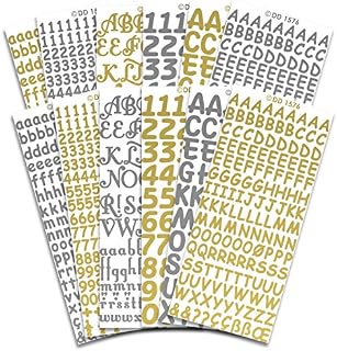 Peel Off Stickers Letters & Figures Stickers CPD 1031, Multicoloured, 23 x 10 x 1 cm