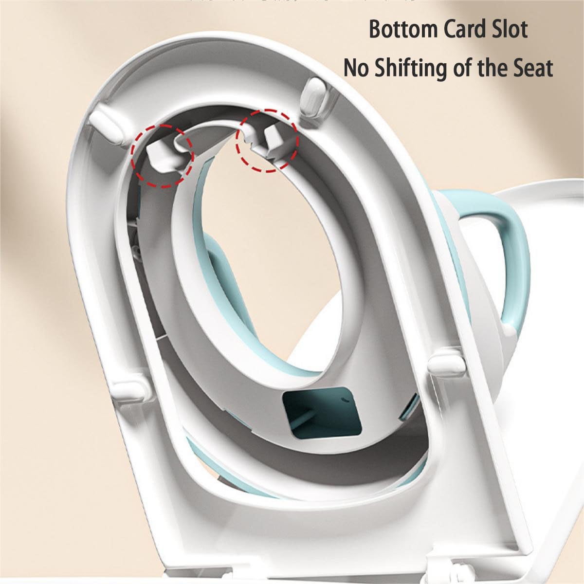 LANMOU Reductor WC Niños, Adaptador WC Niños Portatil Asiento Inodoro Niños Portatil Infantil Asiento Inodoro de Entrenamiento para Niños Adaptador Baño para Niños con Respaldo Reposabrazos