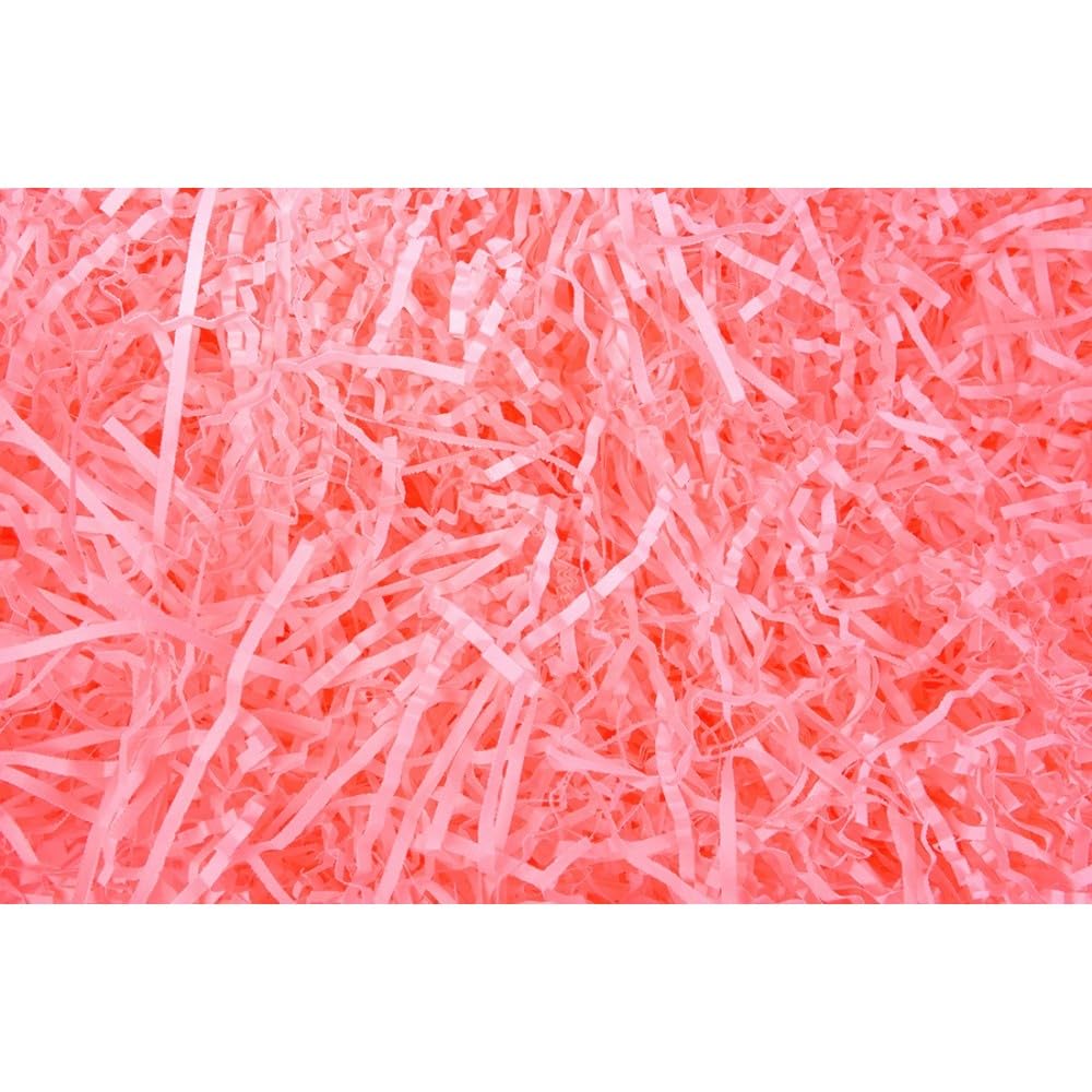 Geschreddertes Kraftpapier 5kg - rosa Farbe - Füllmaterial für Versand Kartons Geschenke - Stroh für Pakete - umweltfreundlicher Transportschutz Verpackungsmaterial