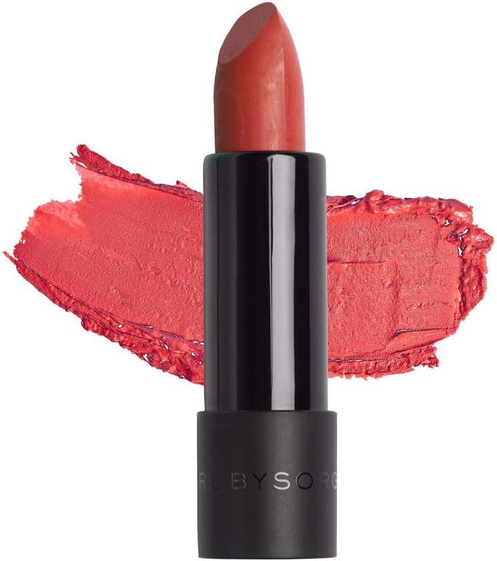 Semi-Matte Lipstick for Women, Hydrating and Highly Pigmented, Moisturizing & Non Drying, Lightweight & Long Lasting Formula, Lip Makeup, Paraben-Free, Apricot, 3.7g