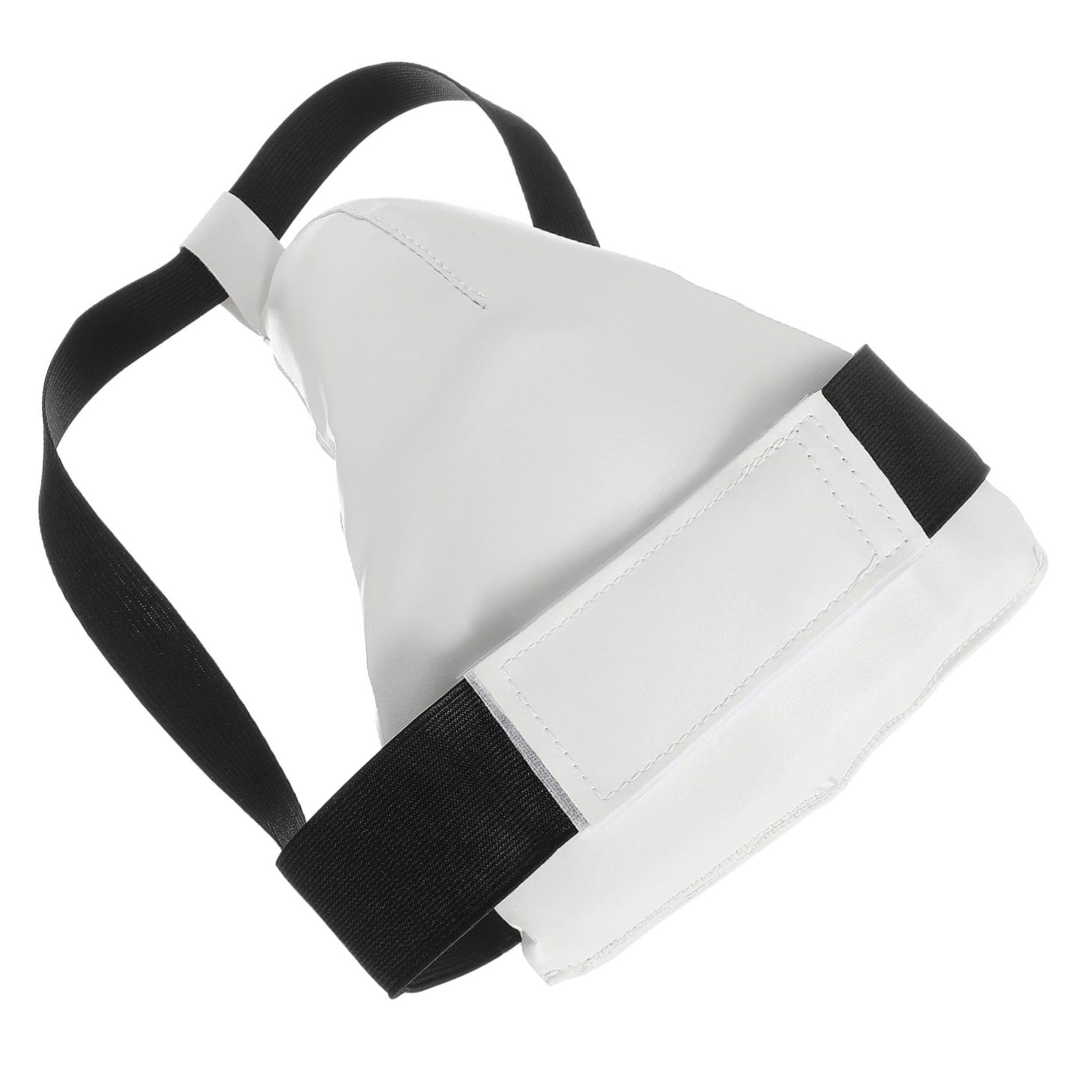 Alipis Coquilla Protector de Entrepierna Niño Transpirable Flexible PU Abs Entrenamiento Deportes Combate Boxeo