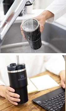 STANLEY Adventure Series H2.0 Vacuum Slim Quencher 0.6L Tumbler 10-10826 Black 2.0