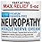 Neuropathy Nerve Relief Cream - Premium Nerve Cream 3X Action for Targeted Relief and Soothing Nerve Comfort - Maximum Strength with 4% Menthol, MSM for Feet Hands Legs Toes & Back - Extra Large 6 Oz