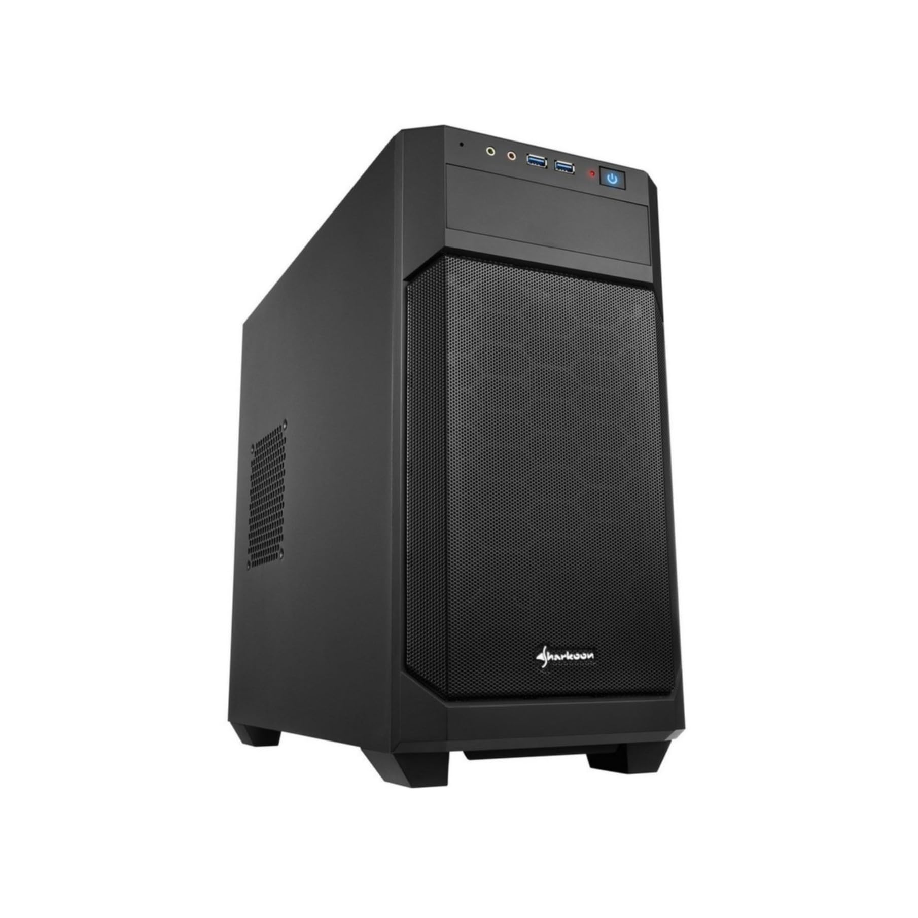 Case PC Sharkoon V1000 RGB Micro ATX – Con 3 Ventole RGB Preinstallate, Pannello In Vetro Temperato