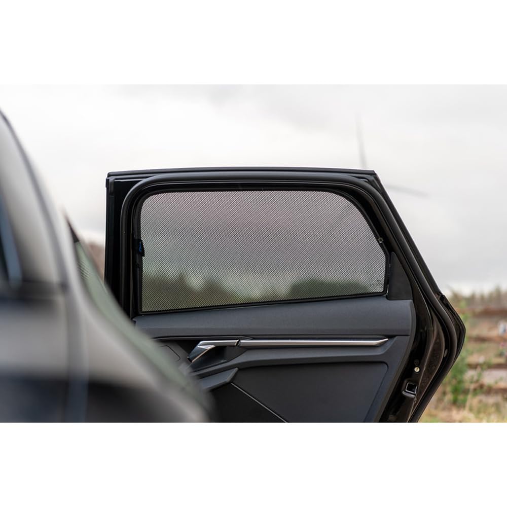 Parasol Trasero Coche CAR SHADES Juego (Puertas Traseras) Compatible Con Audi A3 8V 5-Puertas 2012- (2-Partes) - Parasoles A Medida Para Coches Parasol Puerta Trasera Coche