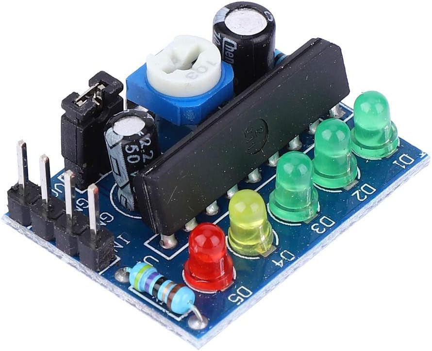 KA2284 Level Indicator Module, Compact Design, AC DC Signal Control, Adjustable LED Audio Power Meter for PCB Boards and Audio Systems