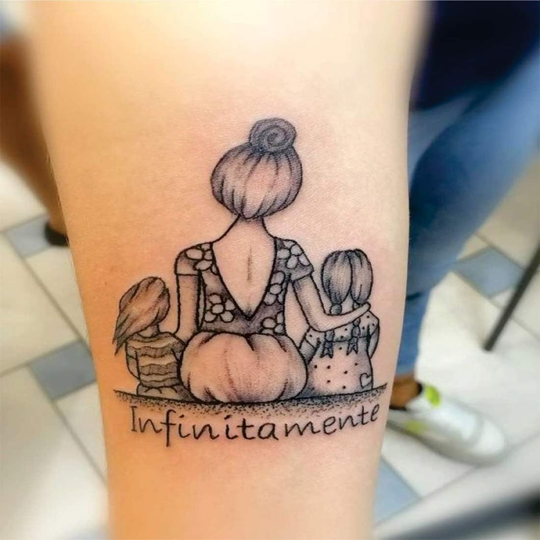 Temporary Tattoowala Mom With Daughter Temporary Tattoo Sticker For Male And Female Tattoo Sticker Body Art 2