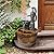Design Toscano SS11155 Water Fountain - Cistern Well Pump Wood Barrel Garden Decor Fountain - Outdoor Water Feature,full color