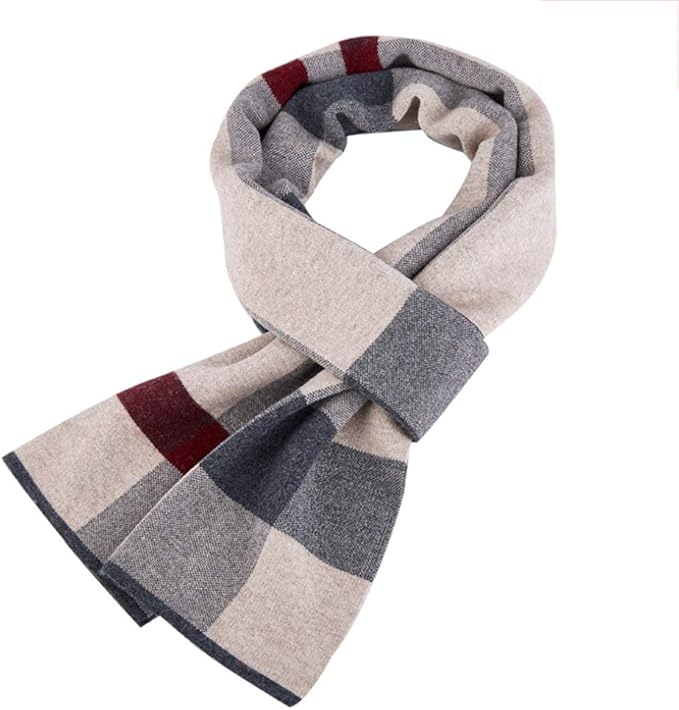 Men's Classic Super Soft Warm Scarf Autumn And Winter100 Pure Cashmere