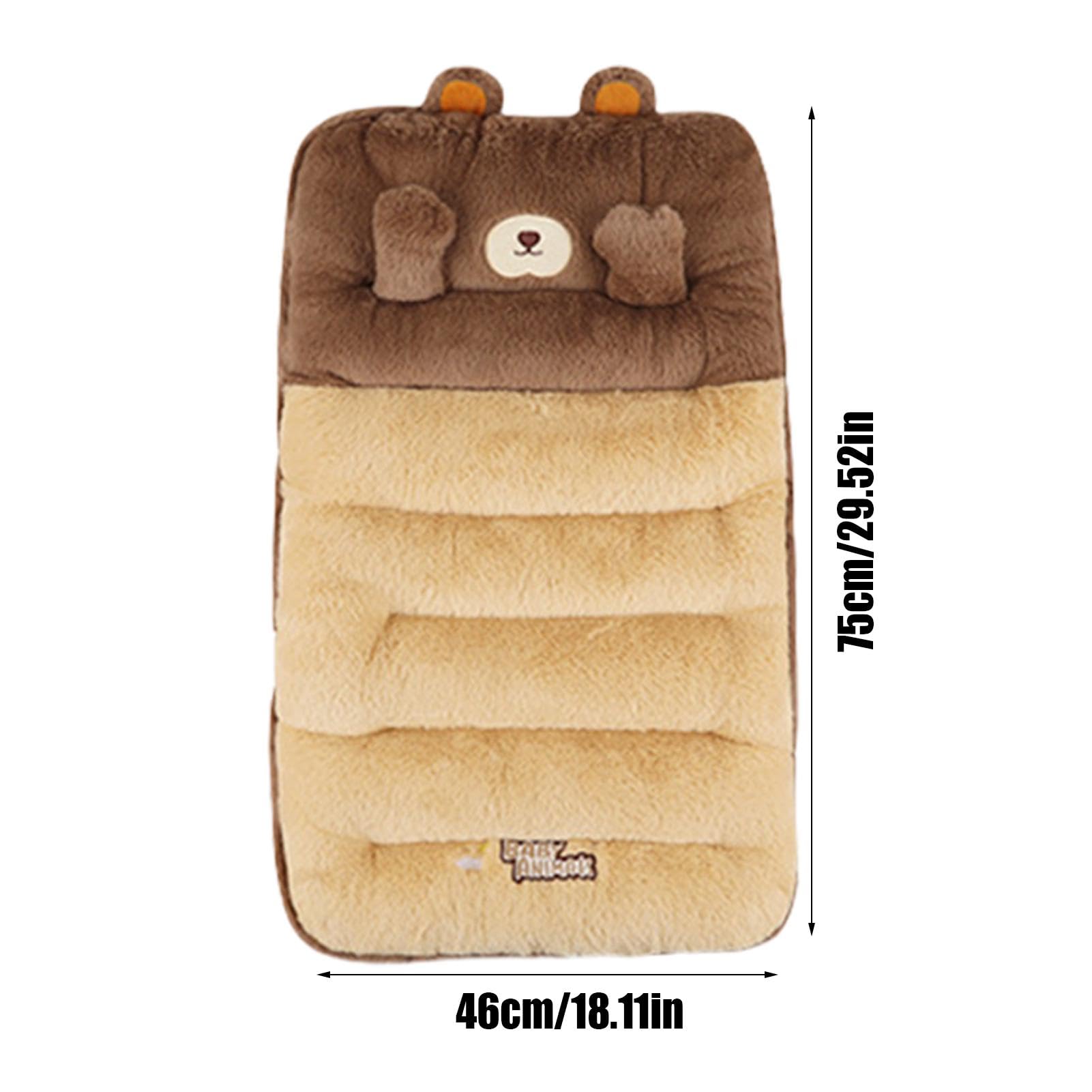 Set di cuscini per seggiolino auto in peluche, fodera per cuscino del | sedile caldo | Set coprisedili anteriori per animali | Imbottitura protettiva per sedile comfort Protezione invernale per cam