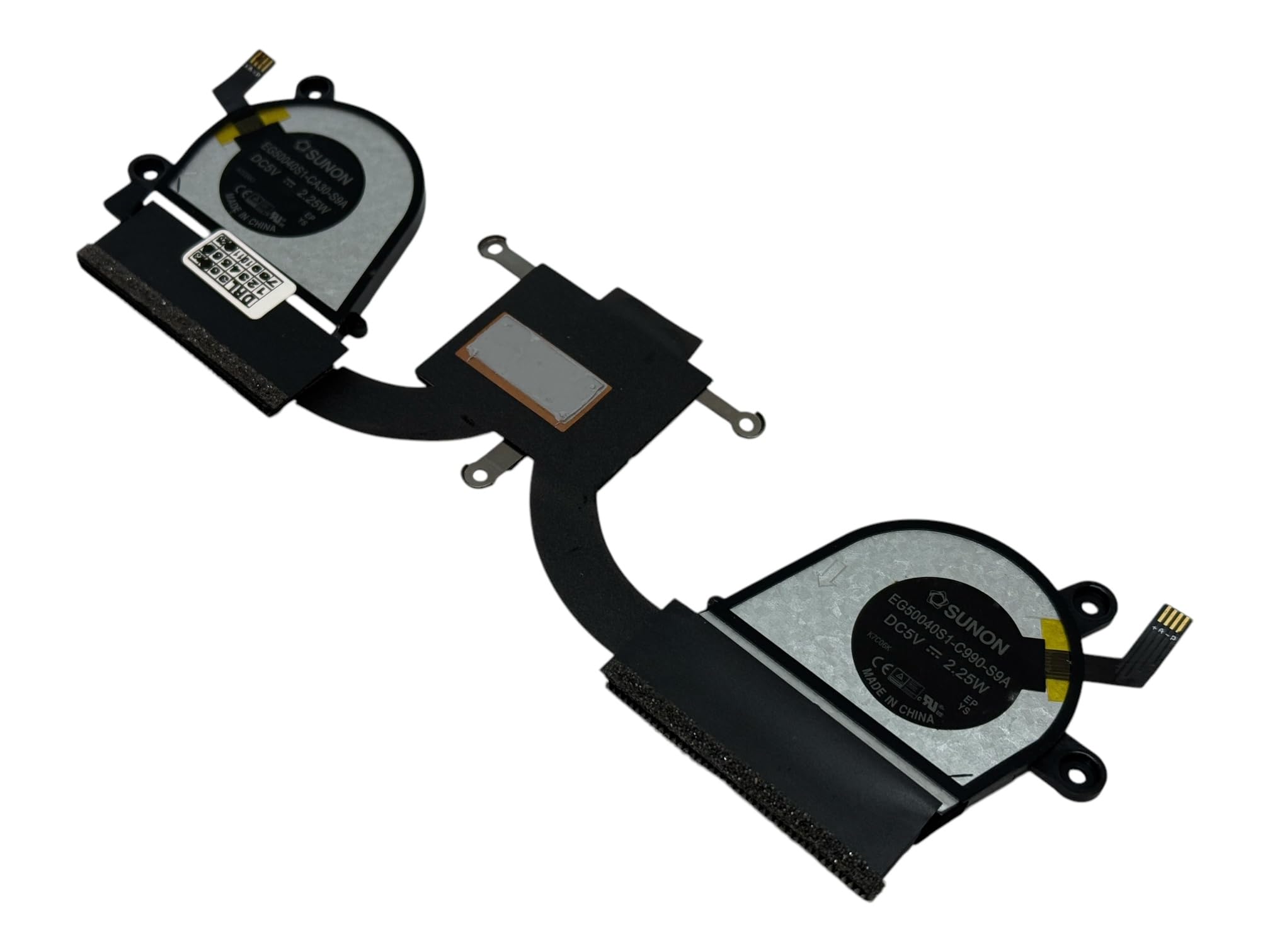 Ventilateur de Refroidissement CPU compatible pour Lenovo IdeaPad Yoga 720-13 IKB, NP: 5H40N67860, EG50040S1-CA30-S9A, EG50040S1-C990-S9A
