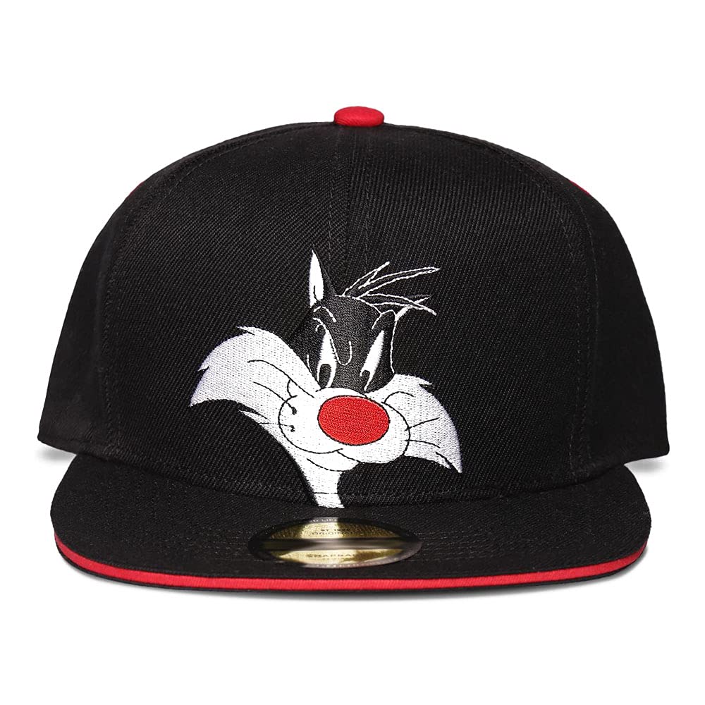 SPACE JAM Sylvester The Cat Baseball Cap, Black, Standard