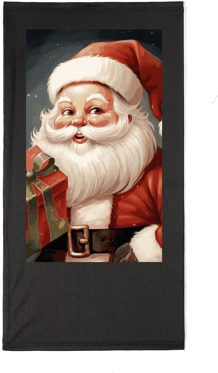 Santa Claus with Box Neck Gaiter Face Mask UV Protection for Men Women, Breathable Quick Dry Face Cover Bandana Outdoor Sports Balaclava Wind-Proof for Hiking Skiing Motorcycle Cycling