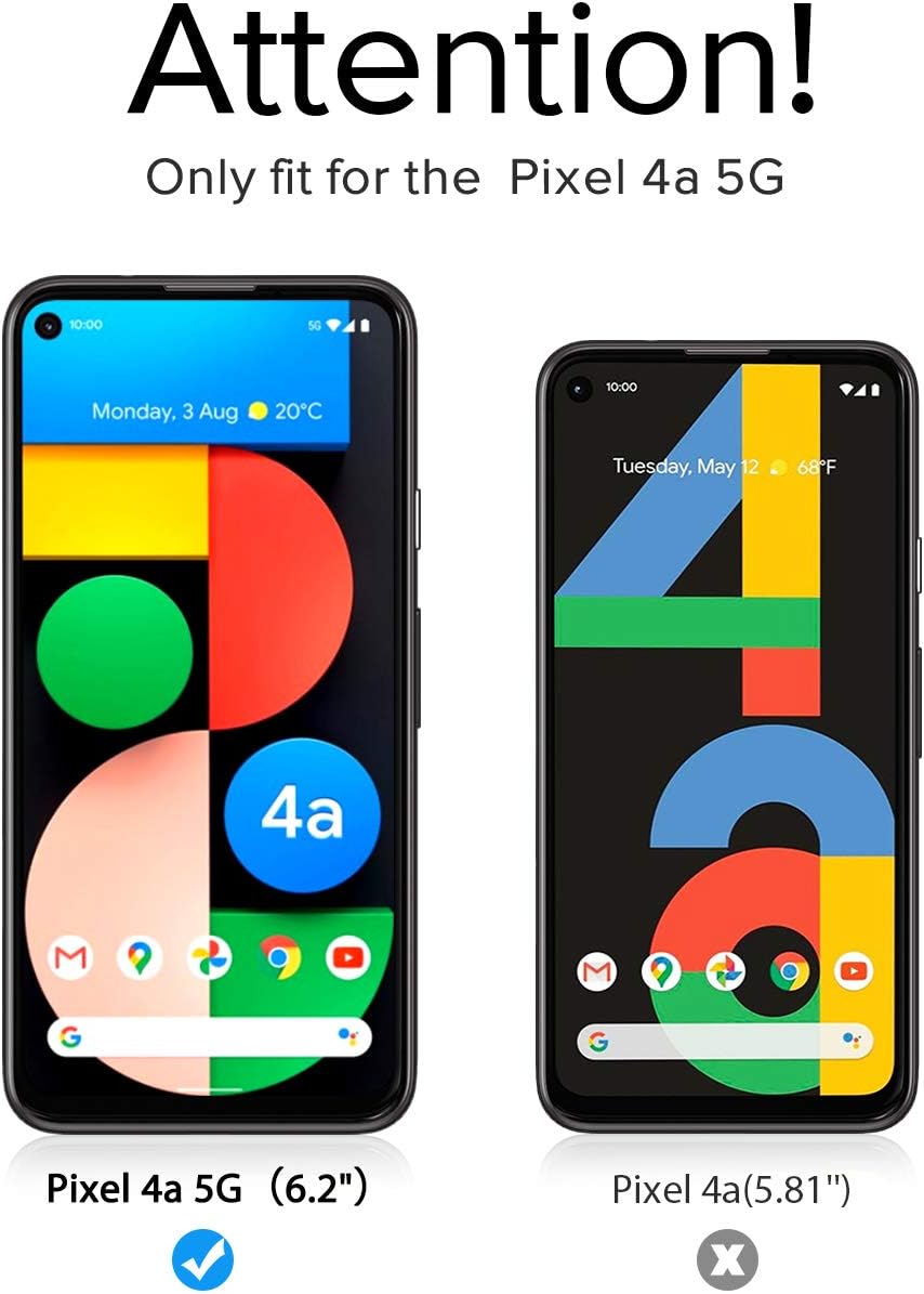 ivoler [3 Pack Screen Protector Tempered Glass for Google Pixel 6a 5G 2022 (6.1 inch)[Fingerprint Unlock Compatible] with Easy Installation Frame[Not for Pixel 6] 9H Hardness Clear Film Matte