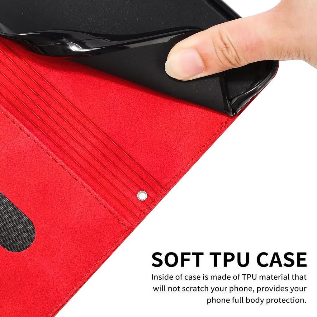 SEAHAI Cover In Pelle Flip Portafoglio Per Motorola Moto G35 5G – Con Supporto, Slot Per Carte, Protezione RFID E Chiusura Magnetica – Colore Blu