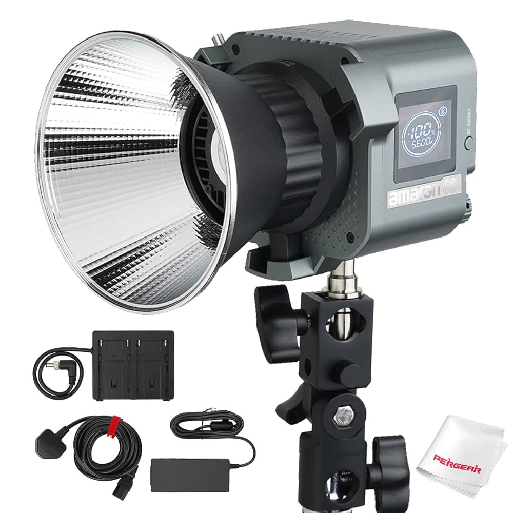 Apature Amaran 60d ケース付き Amazon | Aputure Amaran COB 60D 60W LEDビデオライト 60W