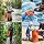 Bolsa seca impermeable flotante para kayak, navegación y paddle board de 10L color naranja miniatura 3