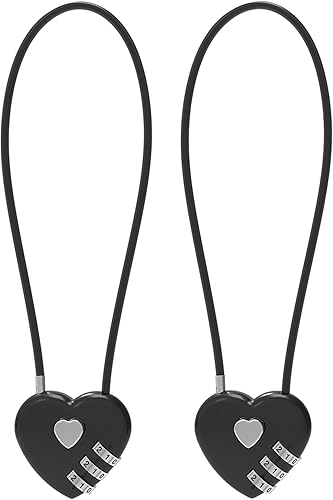 Cable de bloqueo de combinación de 3 dígitos de 1 pie, bloqueo de cable largo combinado con código, combinación de candado pequeño de alambre fino,