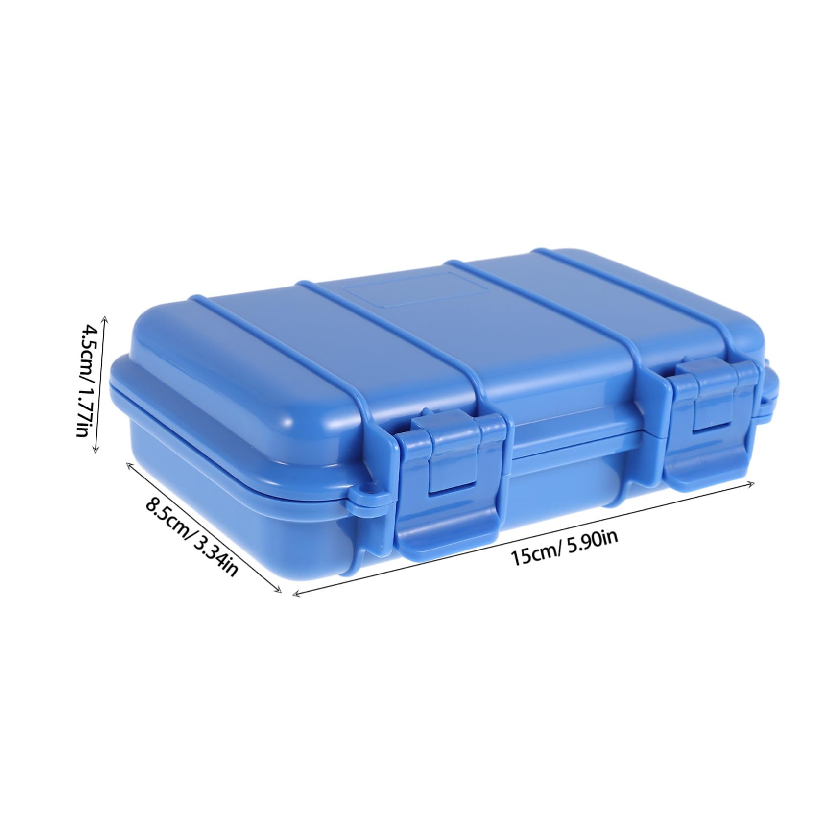 FONDOTIN Small Waterproof Case for Mobile Phone Reusable Outdoor Accessory Box Sealed Storage Container Compact Portable Sky-Blue