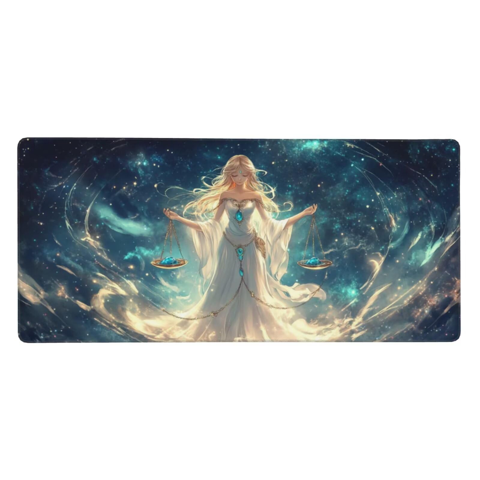 Cartone animato Tappetino Gaming 1400 x 600 mm,Tappetino Scrivania XXL Ragazza,Bordi Cuciti Tappetino per Mouse ad Tracciamento di Precisione Migliora precisione e velocità,Accessori Ufficio M612