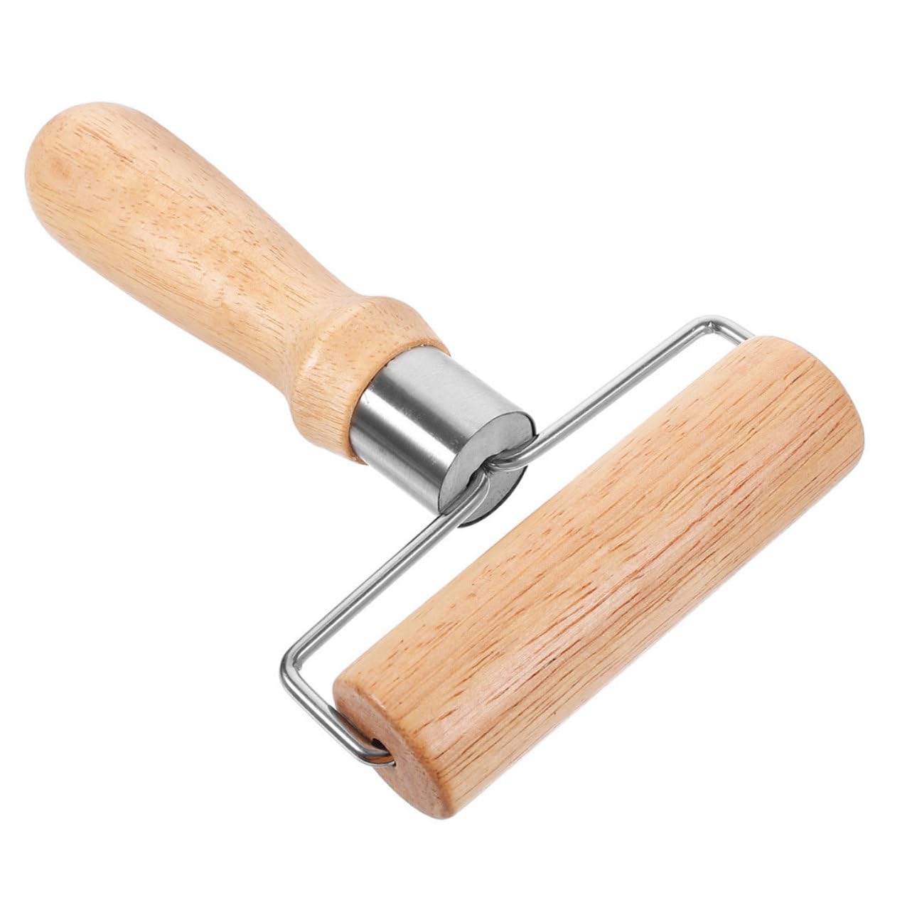 MAGICLULU 5piezas Rodillo De Madera Para Hornear Herramienta De Cocina Ergonómica Para Pasteles y Pizza Rodillo Antiadherente De Madera Natural Para Repostería y Masa De Pizza