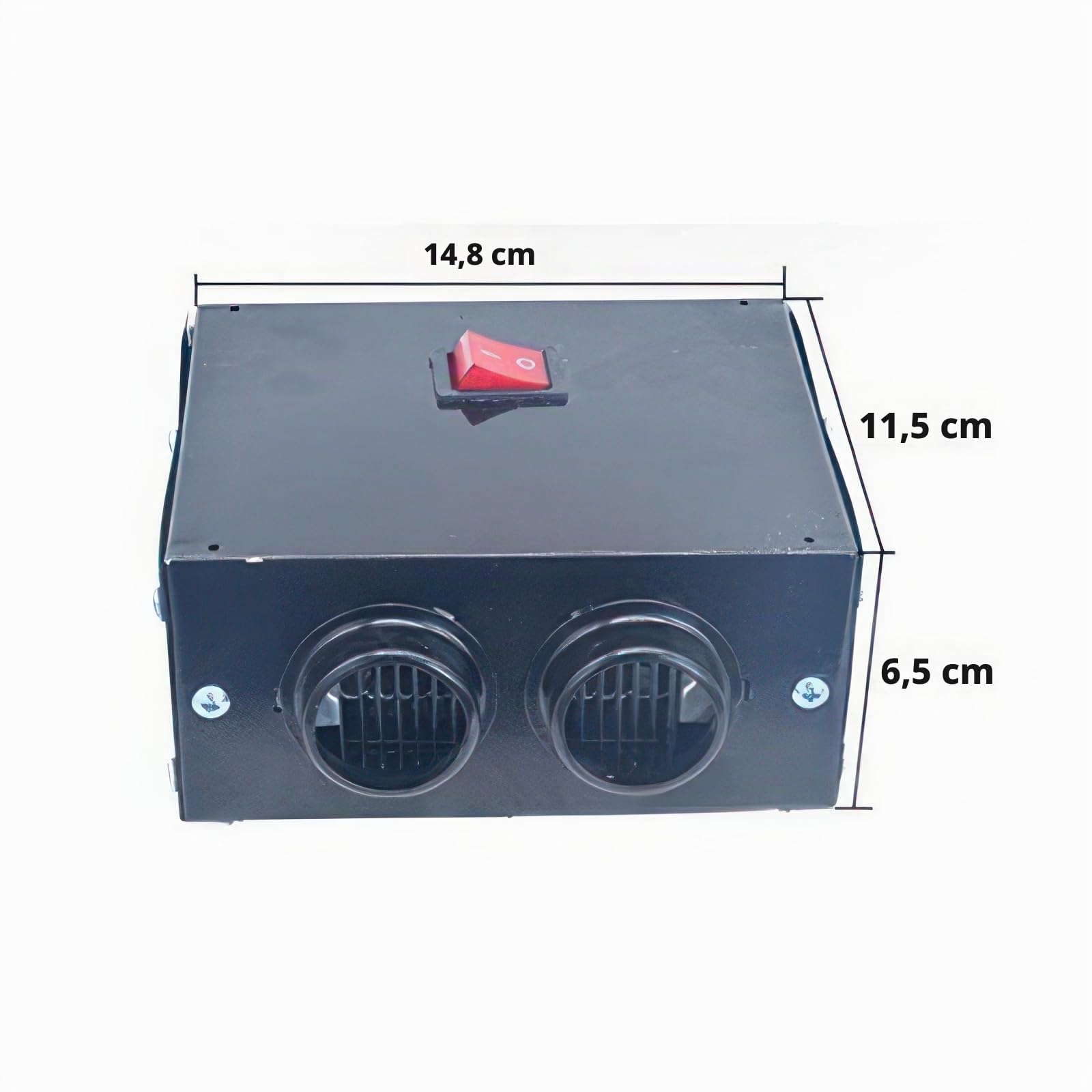 Riloer 24V 500W chauffage de voiture portable - dégivreur de désembueur de ventilateur de chauffage de pare-brise de voiture - chauffage rapide - faible bruit - purifier l'air
